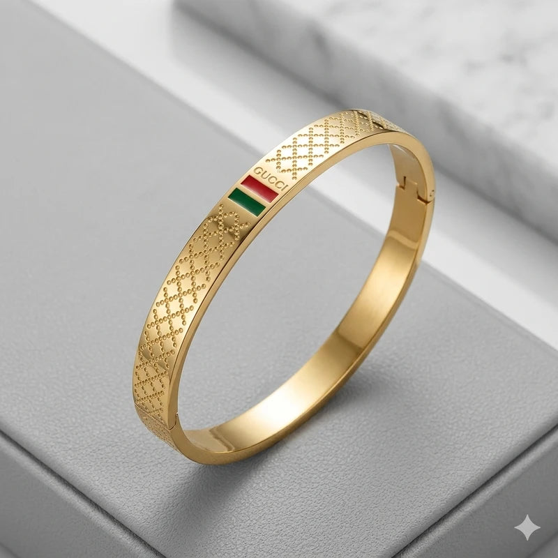 Gucchi Stainless Steel Round Bracelets for Men