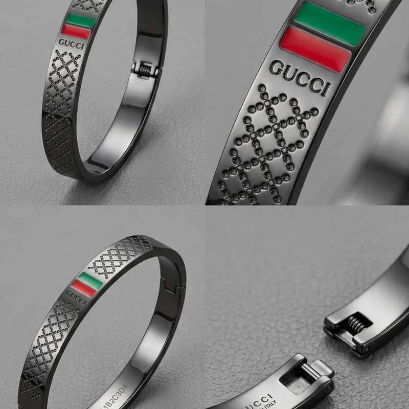 Gucchi Stainless Steel Round Bracelets for Men