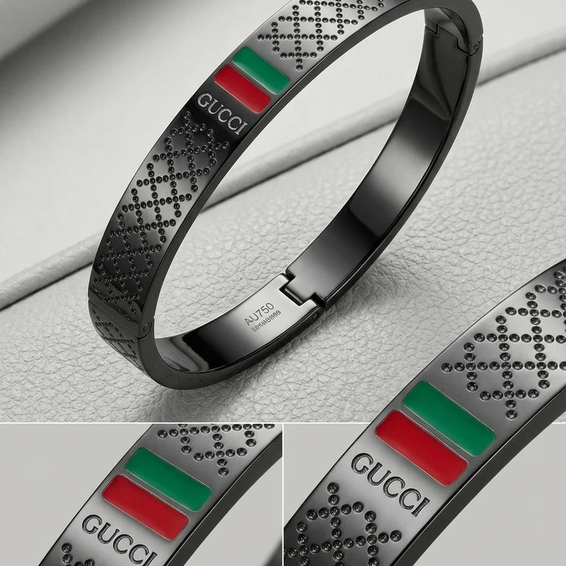 Gucchi Stainless Steel Round Bracelets for Men