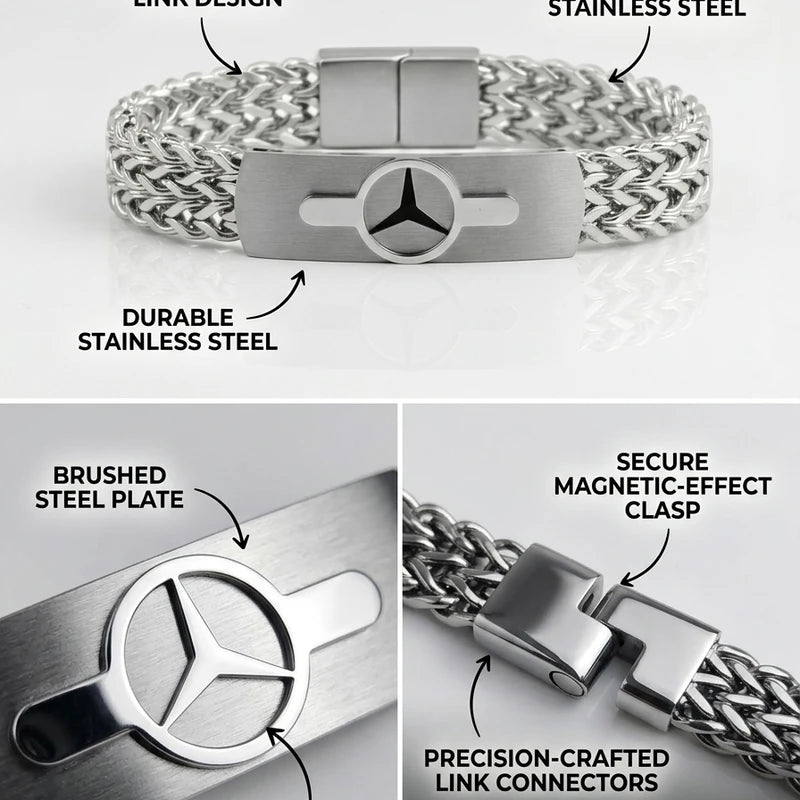 The Legacy Mercedes Bracelet (silver)