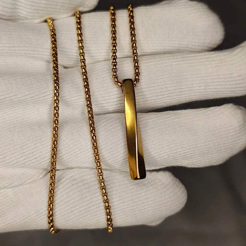 vairal tending Stylish Stainless Steel Locket black