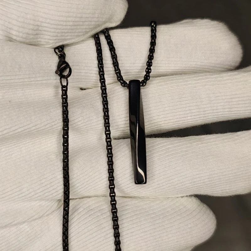 vairal tending Stylish Stainless Steel Locket black