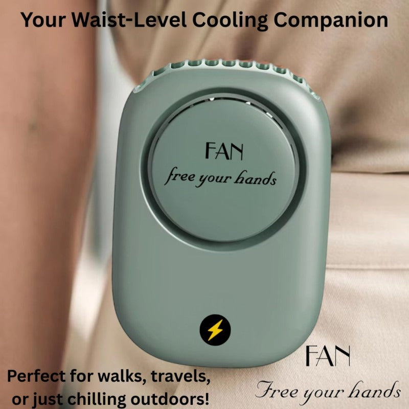 Children’s Lightweight Hanging Neck Fan Clip On Cooling Device