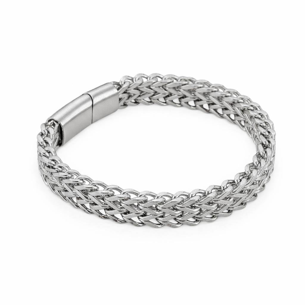 Double Row Cuban Bracelet (Black)