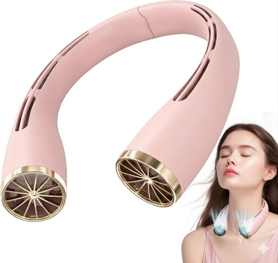 2000mAh High Speed Air Cooling Rechargeable Neck Fan