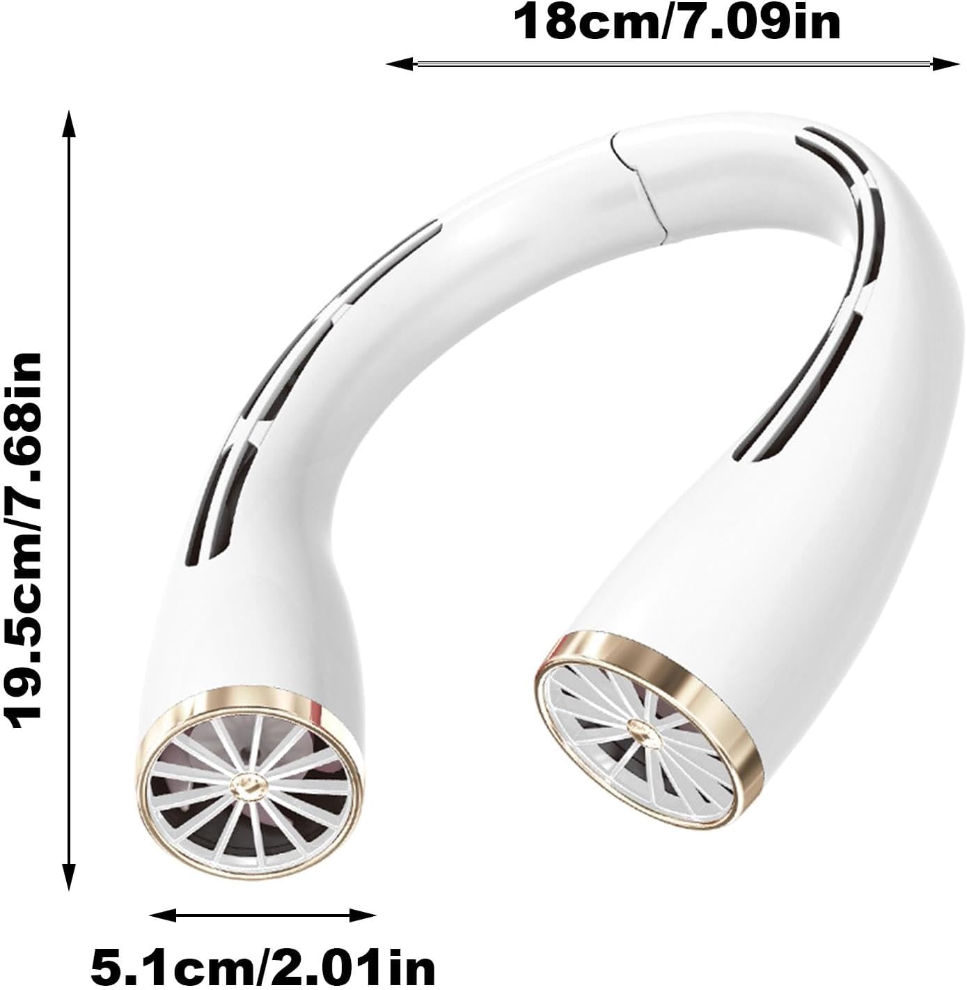 2000mAh High Speed Air Cooling Rechargeable Neck Fan