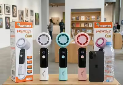 Joykali YG 755 Rechargeable Fan Handheld Fan Portable Fan Mini Fan